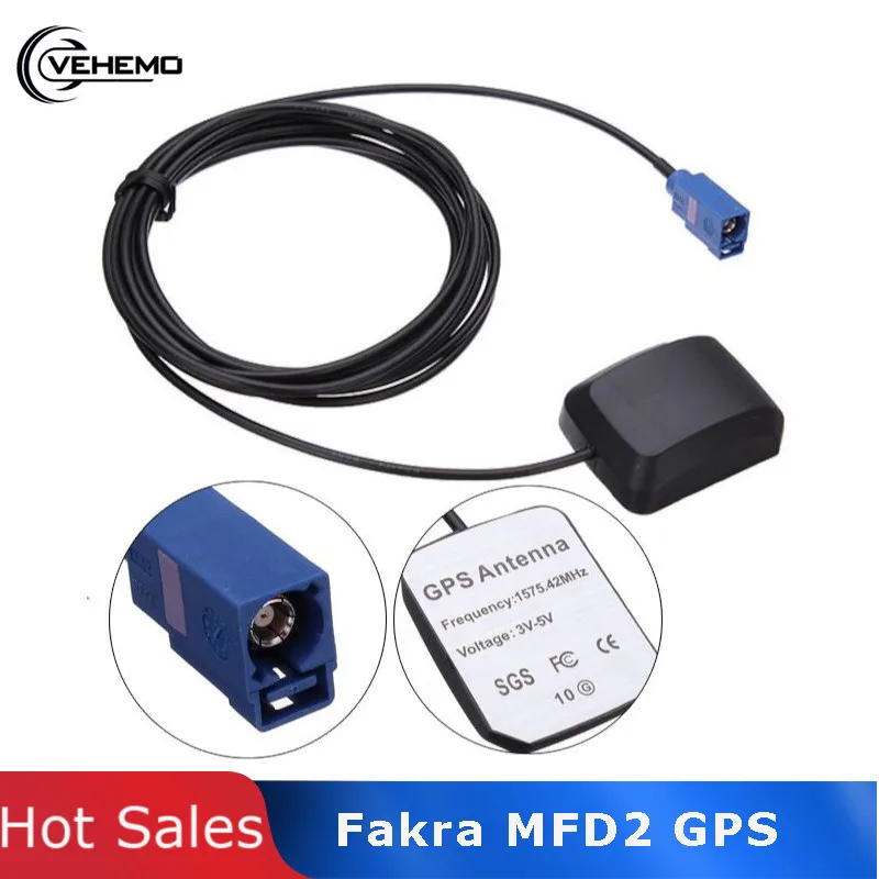 Автомобильная GPS антенна для Fakra MFD2 RNS2 RNS 510 MFD3 кабель VW Golf Volkswagen аксессуары