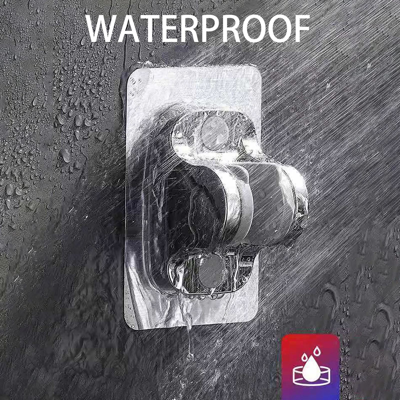 Самоклеящийся держатель для душевой лейки Универсальный Регулируемый кронштейн