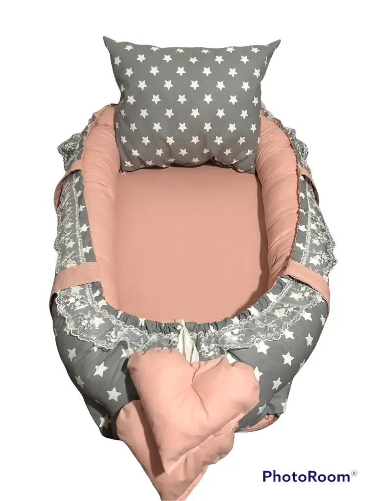 

Детская ортопедическая кроватка BABYNEST ручной работы, дизайнерская портативная кроватка для новорожденных