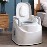 removable household plastic toilet portable elderly pregnant bathroom stool anti slip heightened tool backrest urinals chair2022