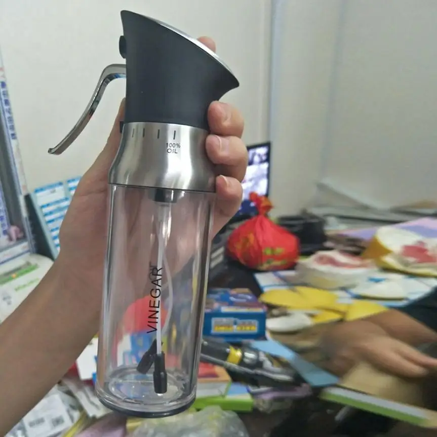 2-in-1 Stainless Steel Oil Sprayer Adjustable Vinegar Spray Bottle for Home Kitchen BBQ Cooking Tool Seasoning | Дом и сад