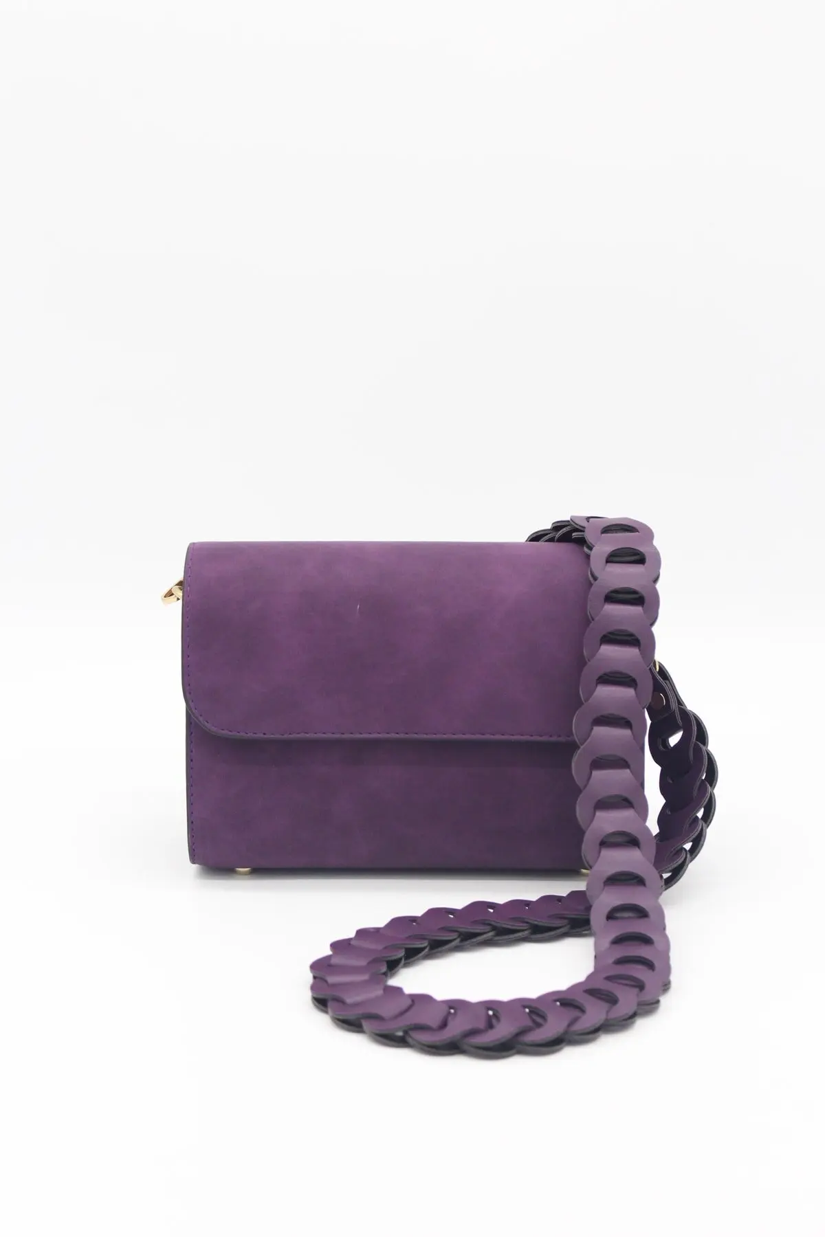 

Women's Shoulder Bag with Magnetic Flap Shoulder Strap
