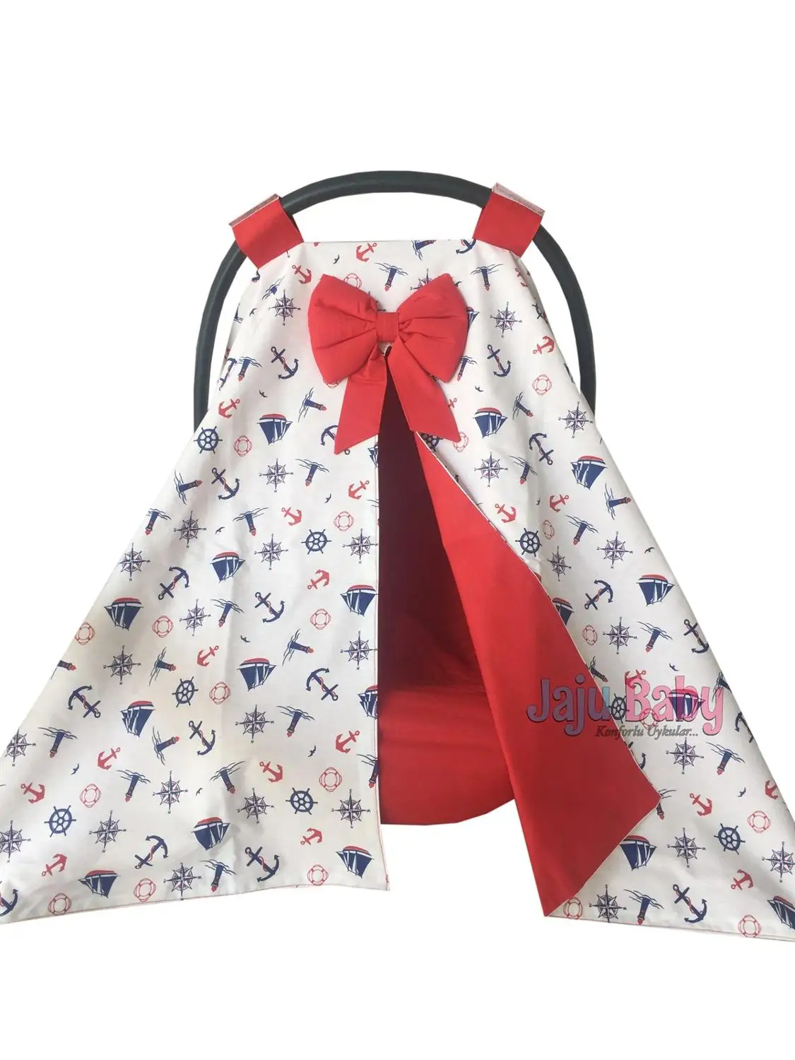 

Jaju Baby Red Gemici Design Stroller Cover and Inner Linen