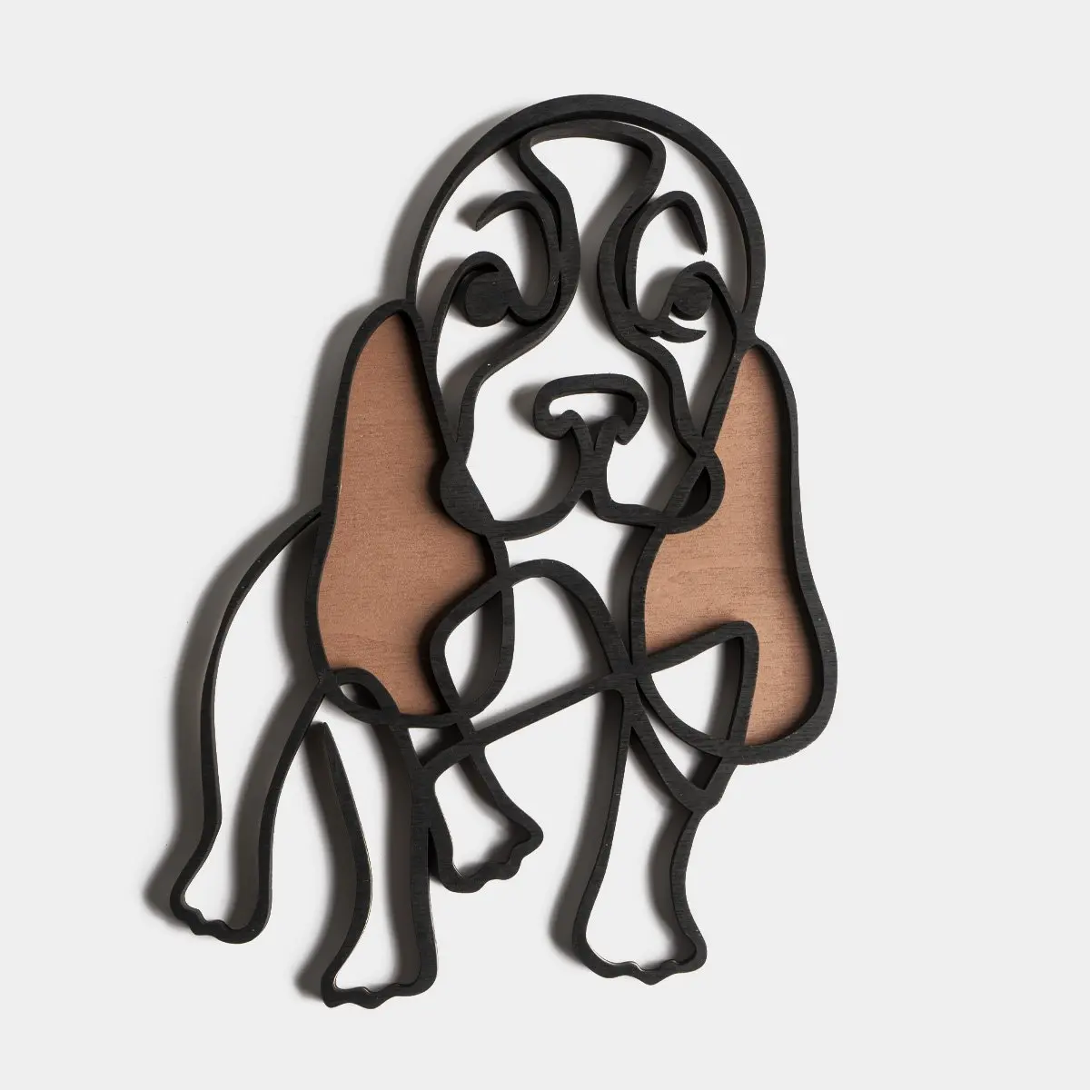 

Charles Design Wooden 3D Layer Wall Tree Art Decorative Modern Dog Pet Home Shop Unusual Quality Gift