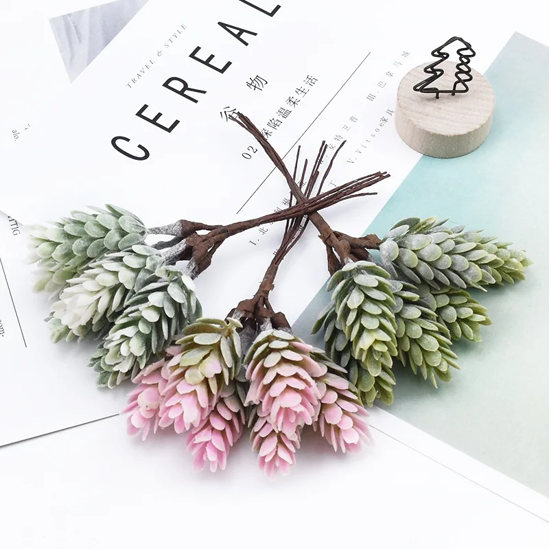 

Artificial Pineapple Grass Fake Plant Flowers For Wedding Flowers Christmas Decoration Diy Craft Home Wreath Scrapbooking Decor