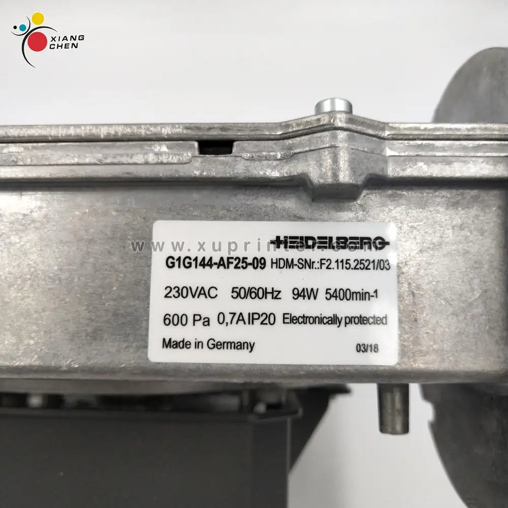 Оригинальный завод F2.115.2521/03 воздуходувка G1G144-AF25-09 SM74 CD74 машина HEID офсетная