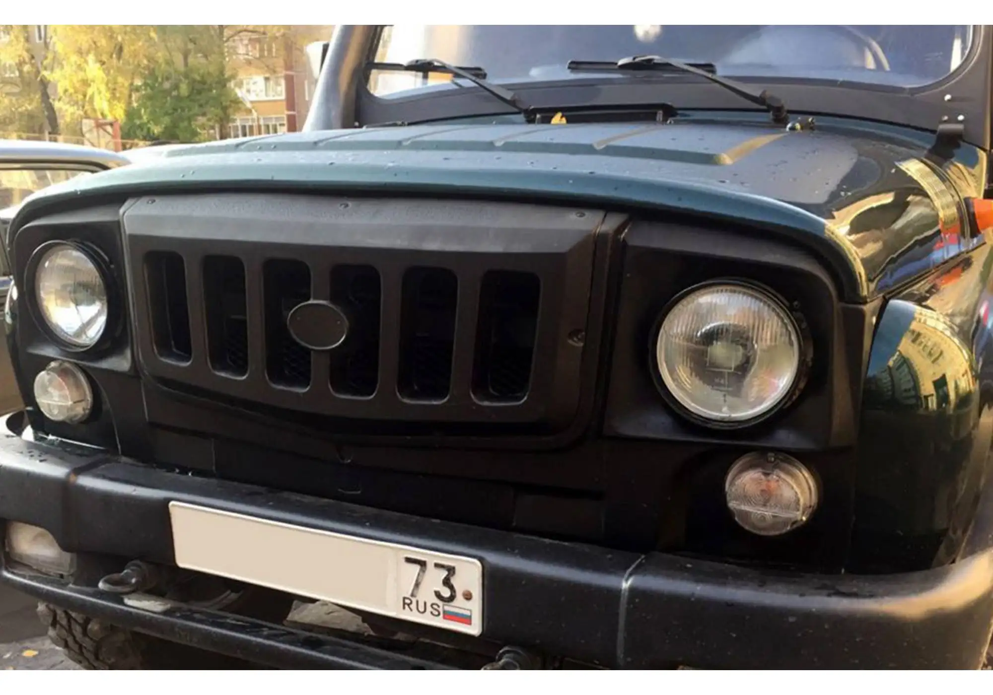 Решетка Радиатора Злая Уаз Хантер Купить