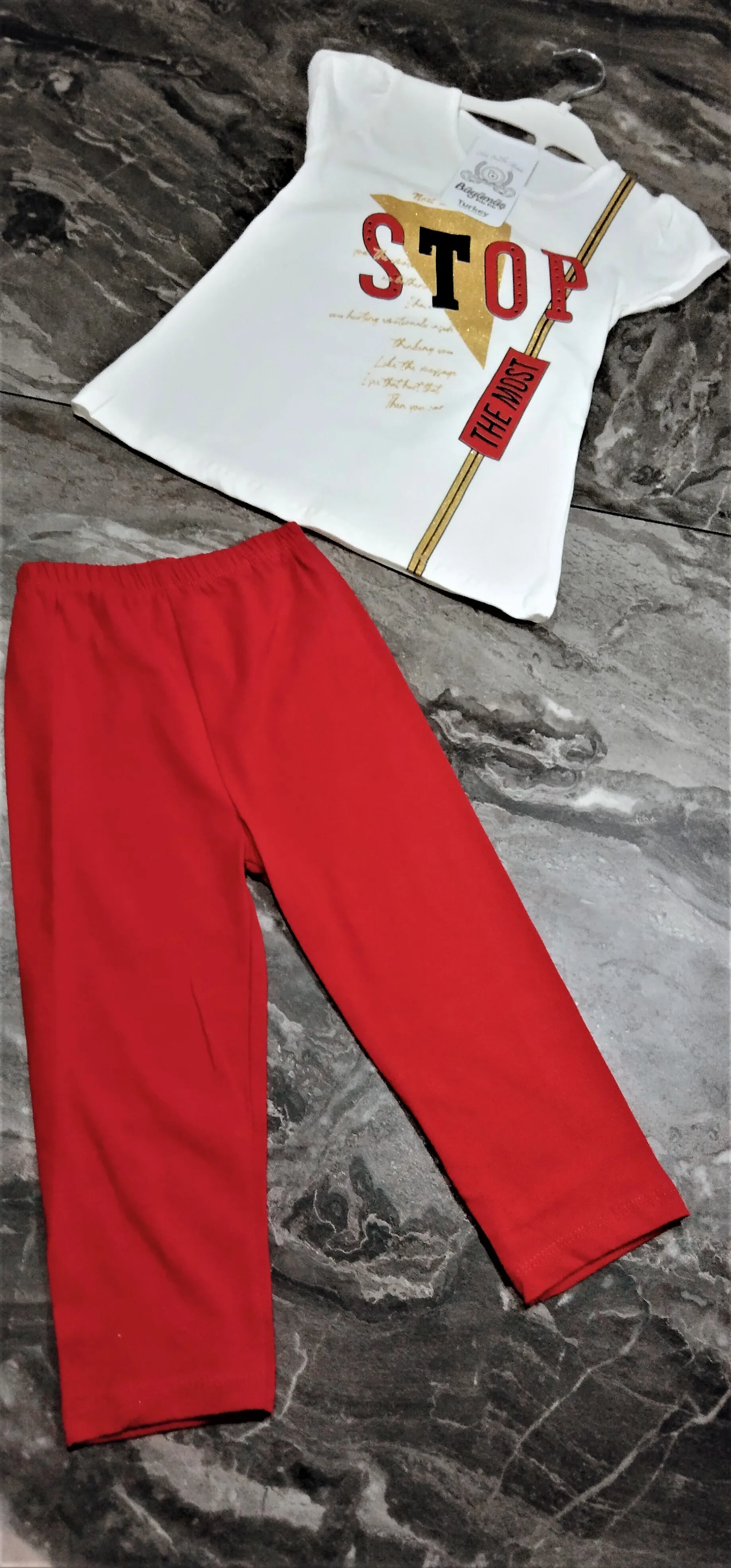 

printed suit with tights new season 100% TURKISH production