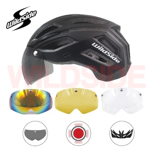 Cycling Helmet Light Road Mtb Mountain Bike Bicycle Led Helmet 54-61cm for Men Women Visored Bicycle Helmet Casco Accesorios