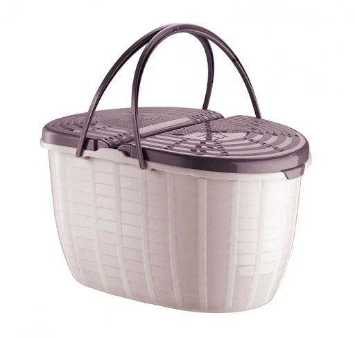 

Picnic Basket Plastic With Lid