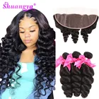 Малайзийские яки прямые пряди с фронтальной прозрачного кружева фронтальные с пряди Remy пряди с фронтальной волосы для наращивания