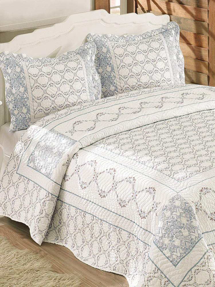 My blanket Lisa Double Personality Quilted Bedspread Stylish Design Reasonable Price Easily Ironed Fast Shipping Air Permeable Fabric | Дом и