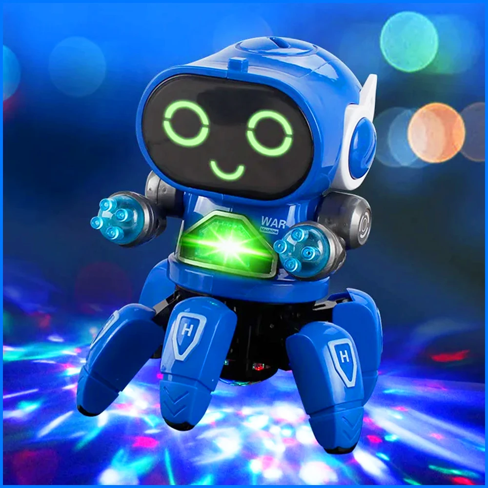 Interactive Toy dancing robot with bright illumination hero zr142 toy smart for children kids car developing game | Игрушки и хобби