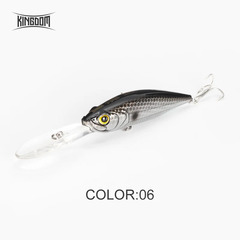 Color 06 Kingdom Fishing Приманка подвесной гольян 60 мм 7,2 г 70 мм 10 г крепкие крючки искусственные жесткие Джеркбейт воблеры шесть цветов Модель 5502 - Цвет: Color 06
