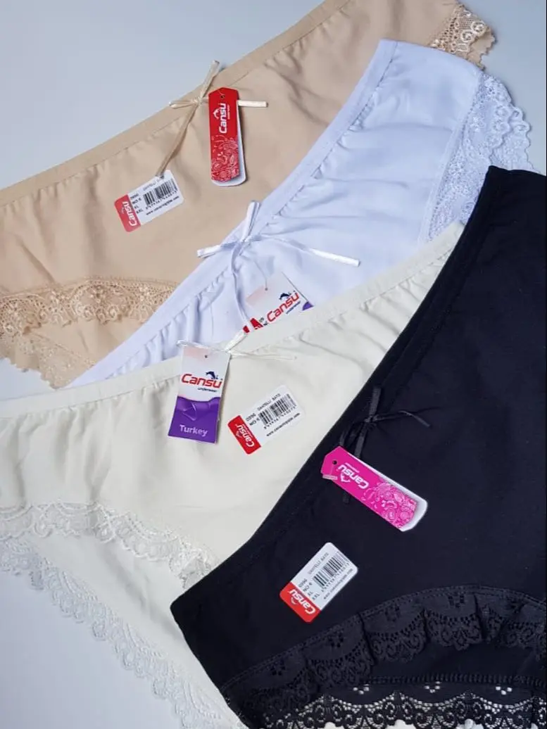 

Outsize Large Size Women's Panties Flexible Lycra Breathable Fabric L size (44-46 size) XL size (48-50 size)