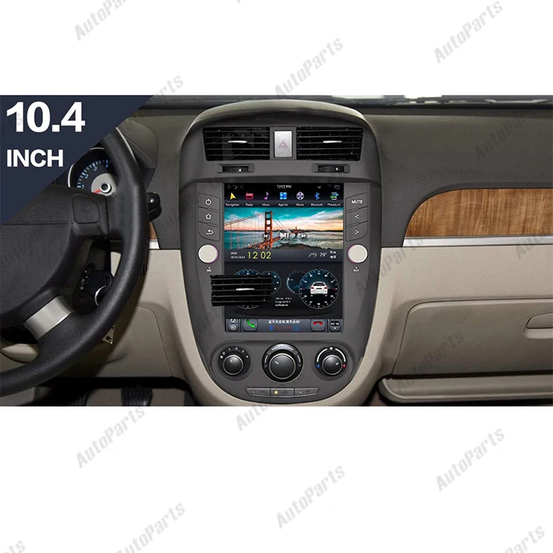 

KUKUZ Android 9 Tesla Screen 10.4" For Buick Excelle 2008-2014 Car DVD Multimedia GPS Navi Stereo Head Unit Radio Carplay 4G+32G