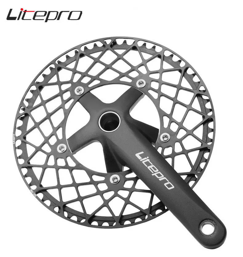 

Litepro Folding Bike 53t/56t/58t CNC Single Chainring 130mm BCD Chain Ring Bicycle Chainwheel Bicyle Crankset Tooth Parst
