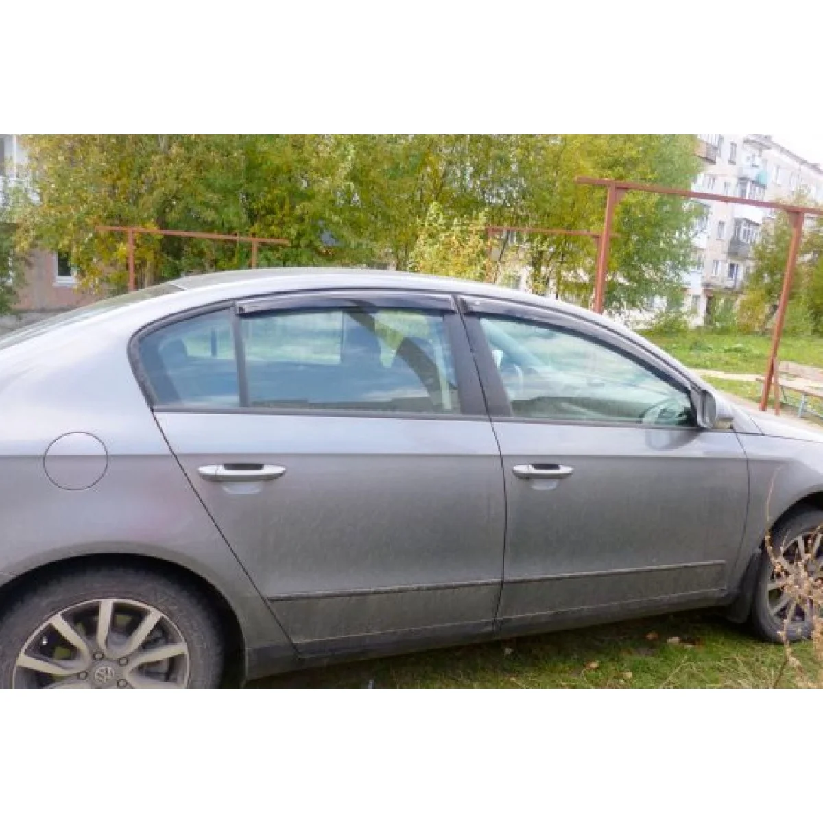 Дефлекторы окон Cobra Tuning V21506 на авто VW Passat B7 Sd Sedan 2011 2014 4 шт./комп. ветровики от дождя