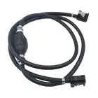 Универсальный Резиновый топливный насос 8 мм, шланг топливной линии, подвесной двигатель для лодки, бензин разъемы бака, комплект для автомобиля, лодки, подвесного двигателя