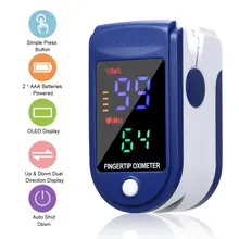 Oxymètre de pouls numérique à pince à doigt, affichage LED SPO2 PR, moniteur de fréquence cardiaque, moniteur de sommeil, compteur de Saturation en oxygène dans le sang