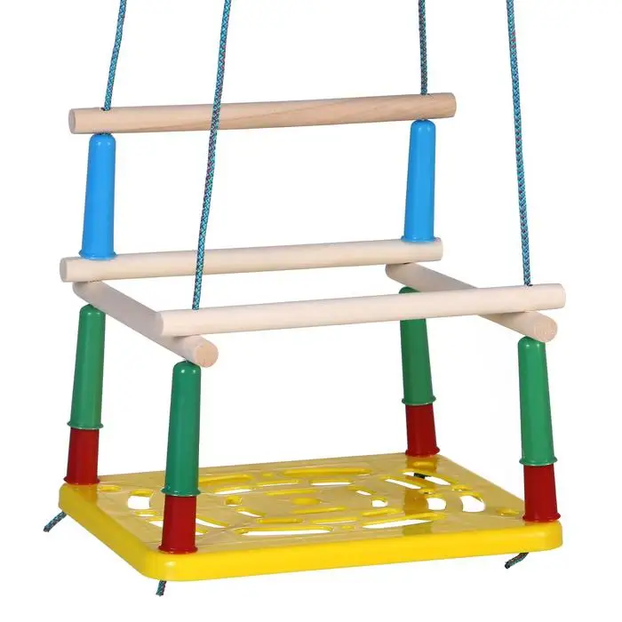 Качели детские подвесные пластмассовые сиденье 33×22см| |