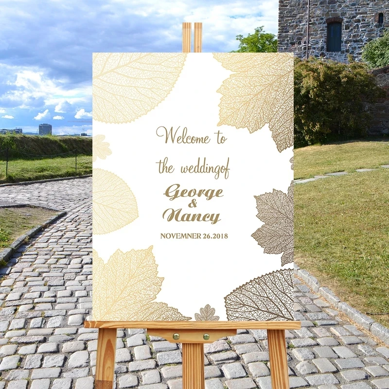 Свадебная приветственная доска с цветами добро пожаловать в наш свадебный знак