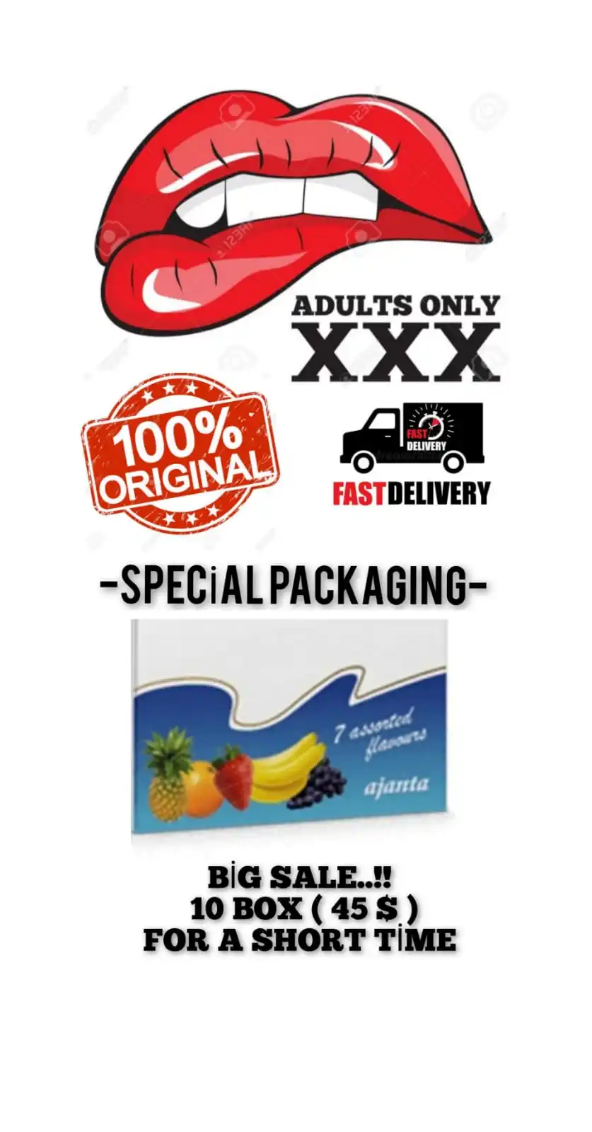 

10 BOX ( 45 $ US) CONFIDENTIAL SHIPMENT