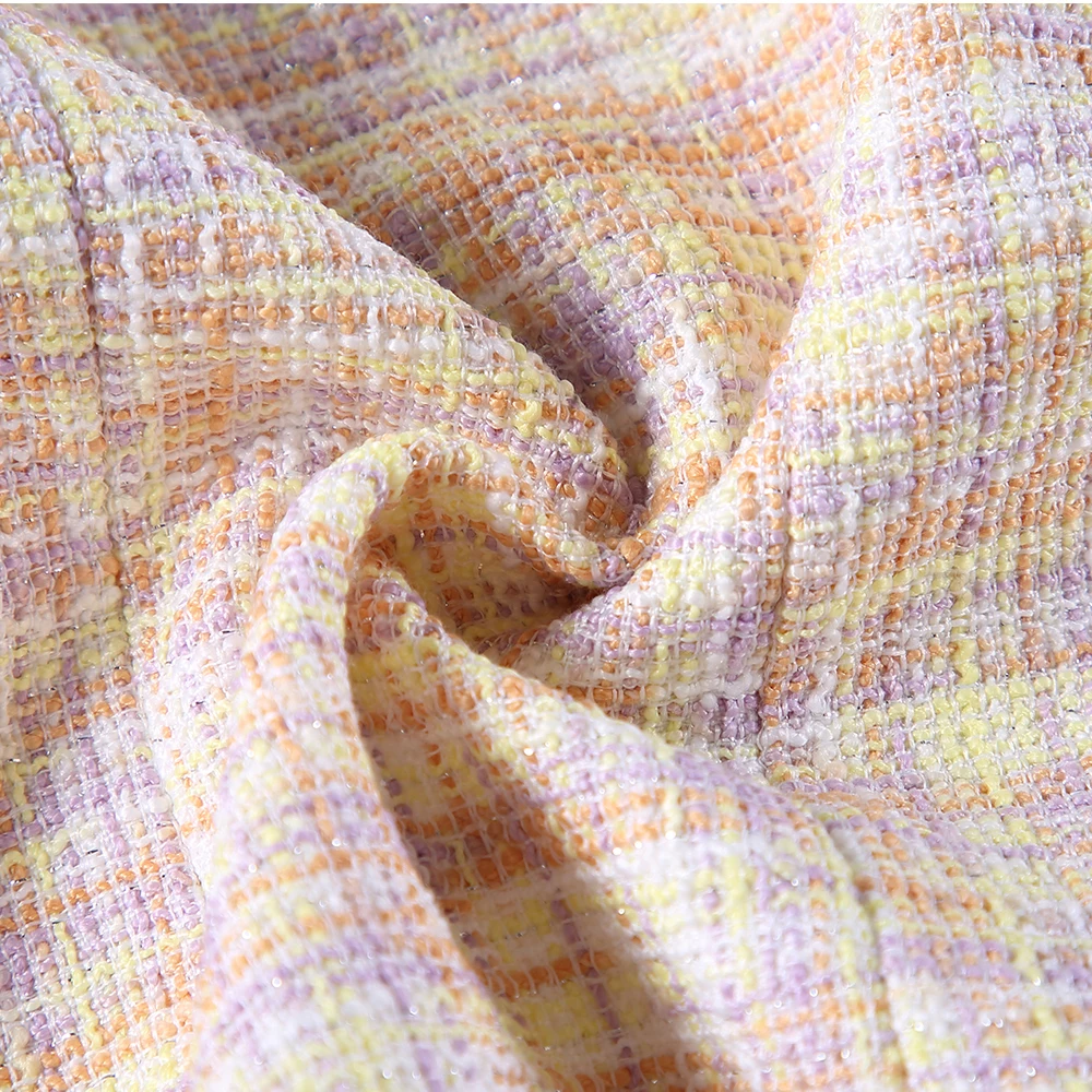 

Fashion office lady high quality pant suit women girl female single button purple yellow gray work blazer suit plaid 2 piece set
