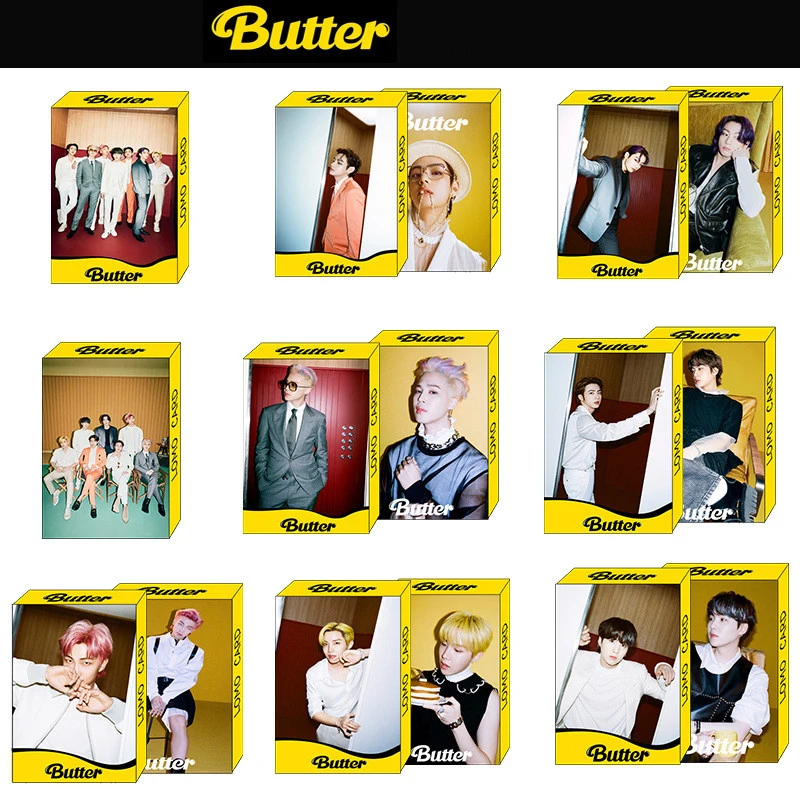 

30 pcs/pack KPOP Bangtan Boys New Album Butter LOMO Cards Photocards Fans Collection JIMIN JUNG KOOK SUGA