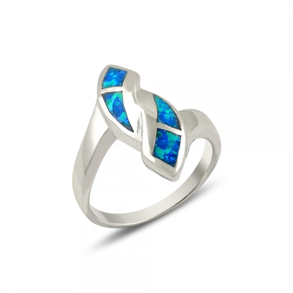 

Серебряное 925 пробы кольцо с опалом