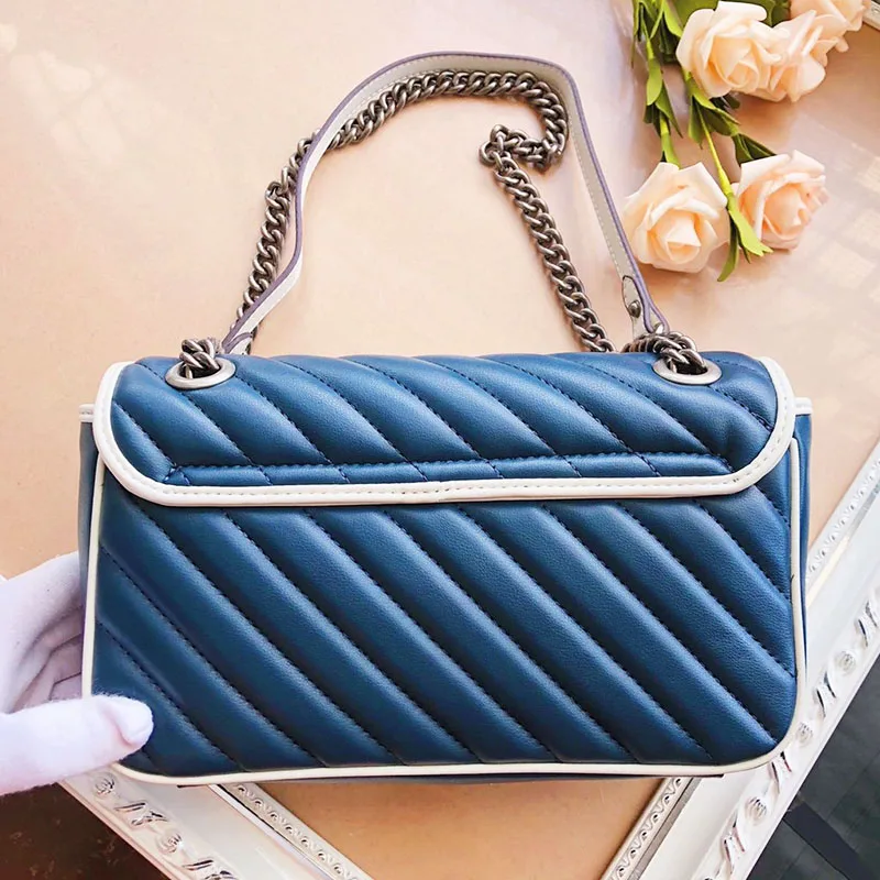 

Ladies Luxury Designer Handbag Fashion Messenger Heart-Shaped Stitched Shoulder Bag High Quality Classic Purse Bags For Women