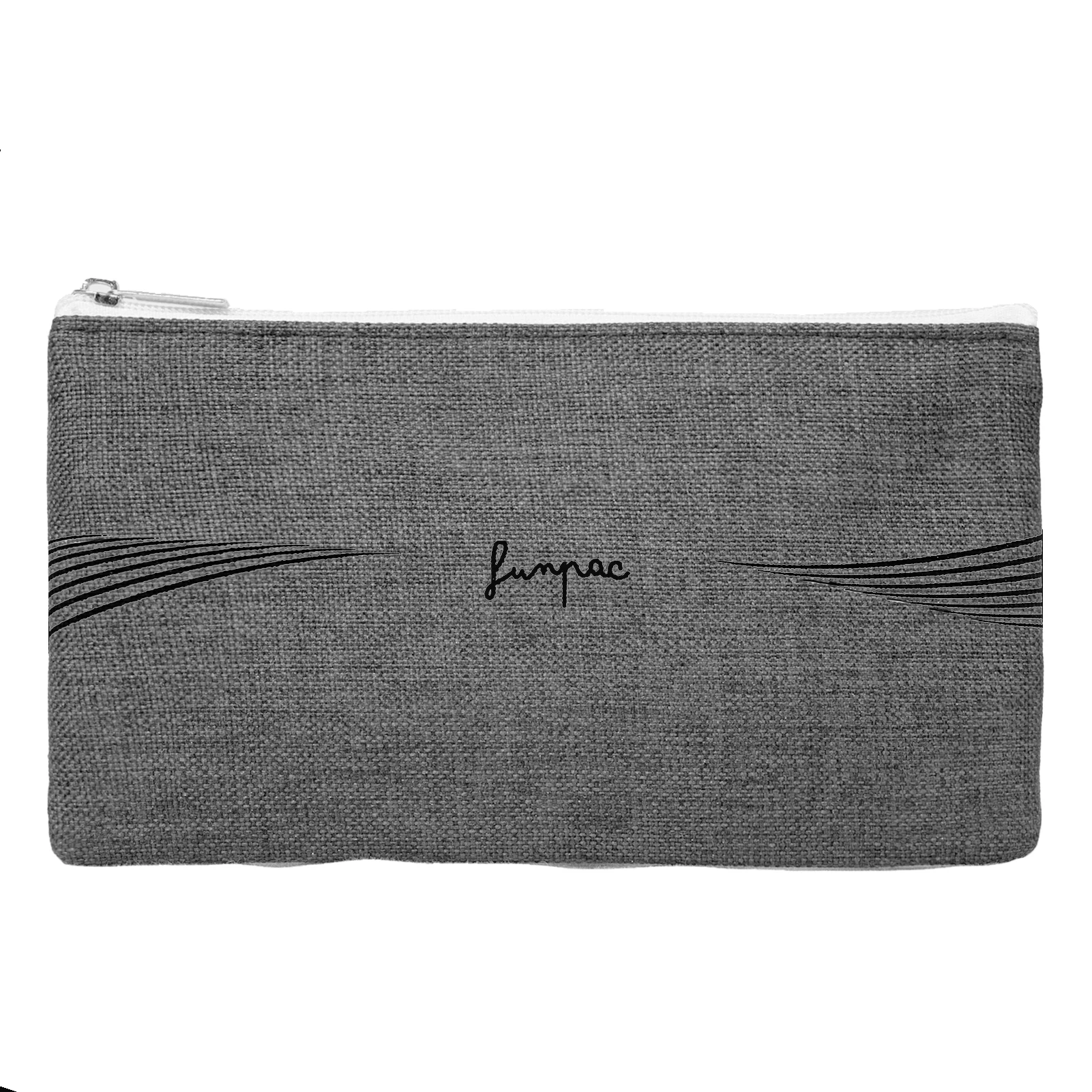 

Portable Travel Storage Zipper Bag Stylish Simplicity High-grade Black Gray for Men Clutch Coin Purse Cosmetics Storage Bags