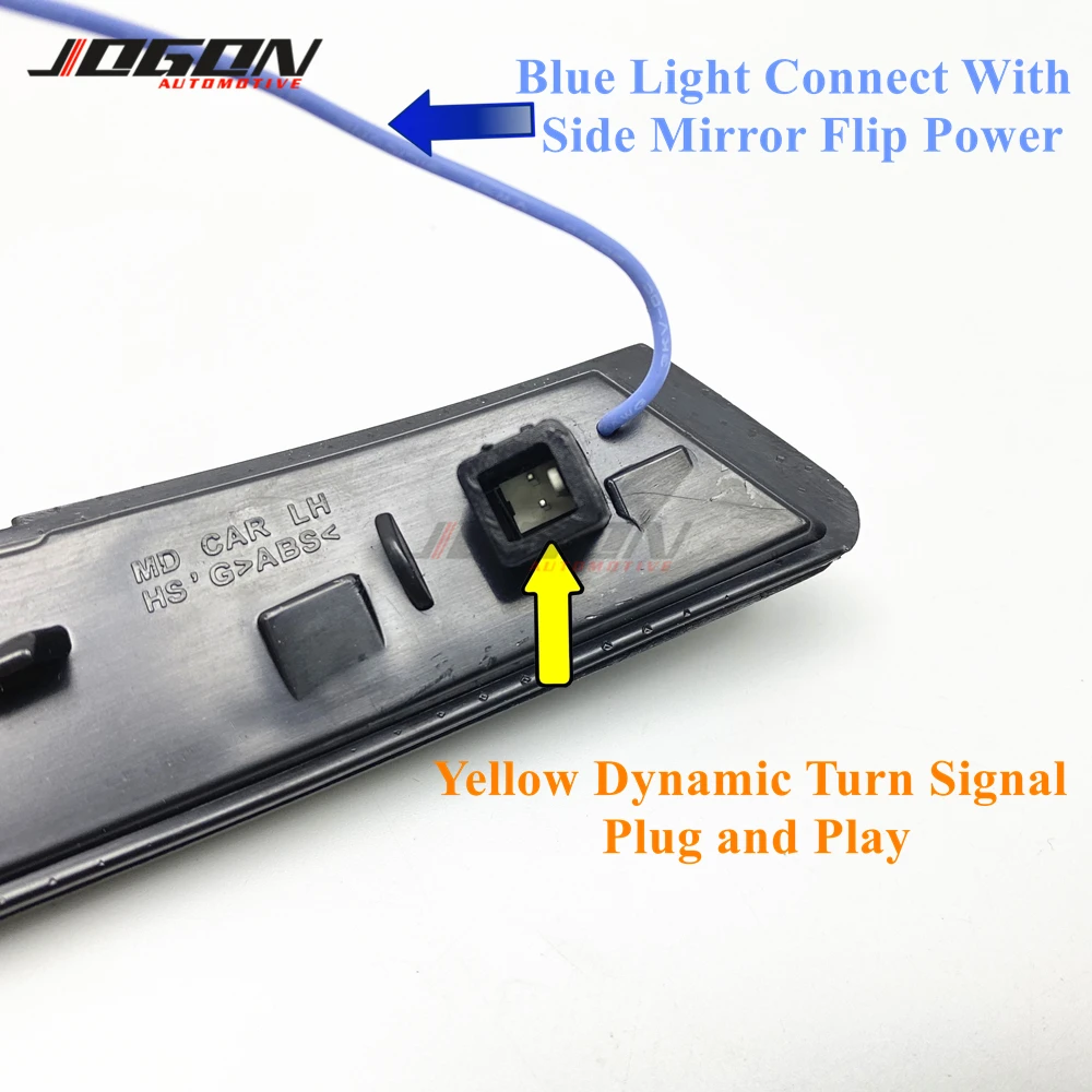 

For Hyundai Elantra Avante MK5 MD 11-15 Veloster i30 LED Dynamic Turn Signal Light Blinker Sequential Indicator Side Mirror Lamp