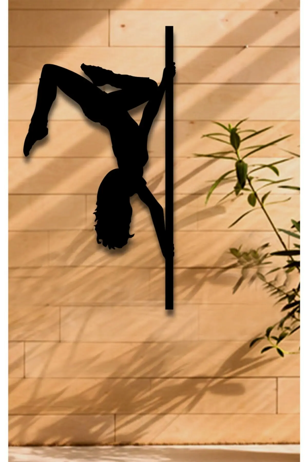 Декор для полярного танца деревянная настенная доска плакат портрет женский