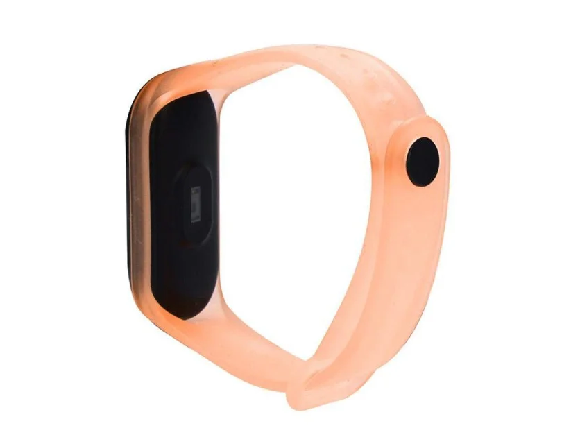 Ремешок для Mi Band 3/4 transparent silicone loop коричневый | Электроника
