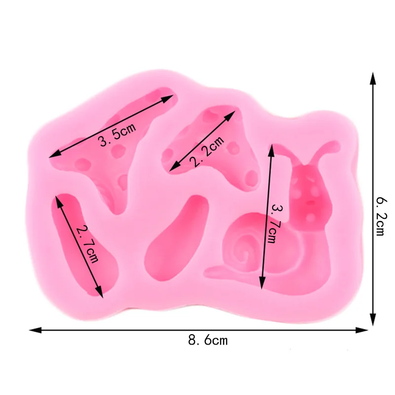 Сказочный Сад гном домашняя дверь Улитка силиконовые формы для детской