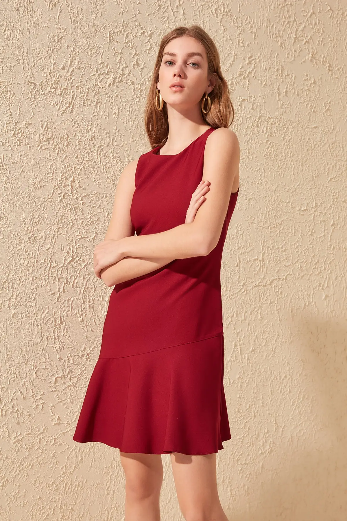 Платье с оборкой TWOSS20EL0554|Женские платья| |