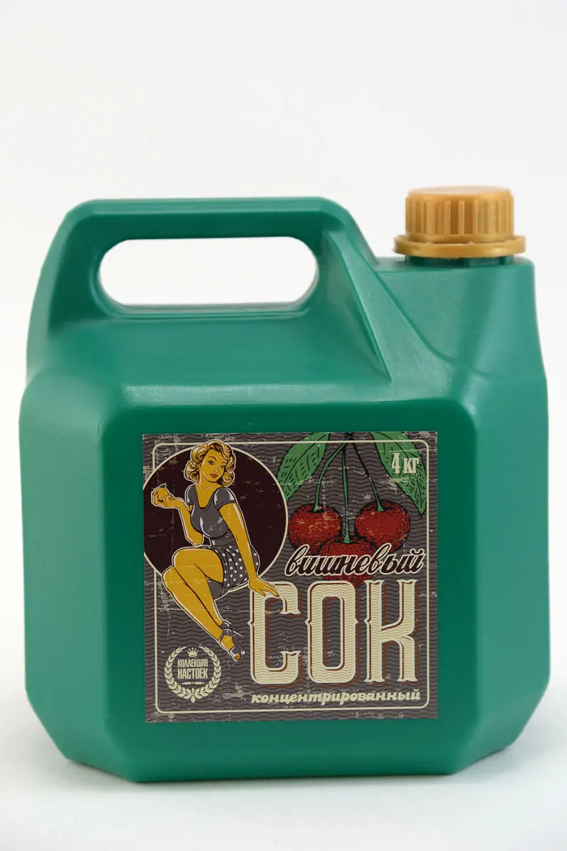 ВИШНЕВЫЙ сок концентрированный 4 кг |