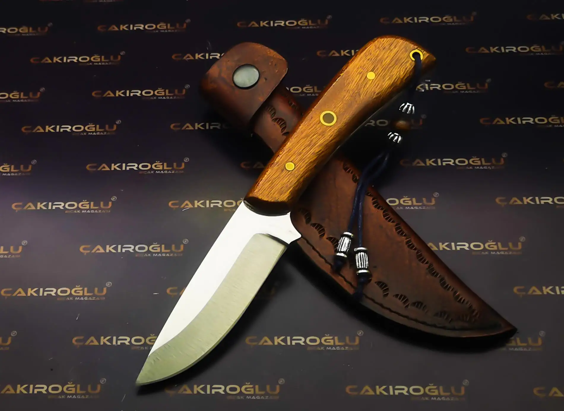 Лагерный нож ручной работы для Домашнего производства/охоты Код: 419 английский