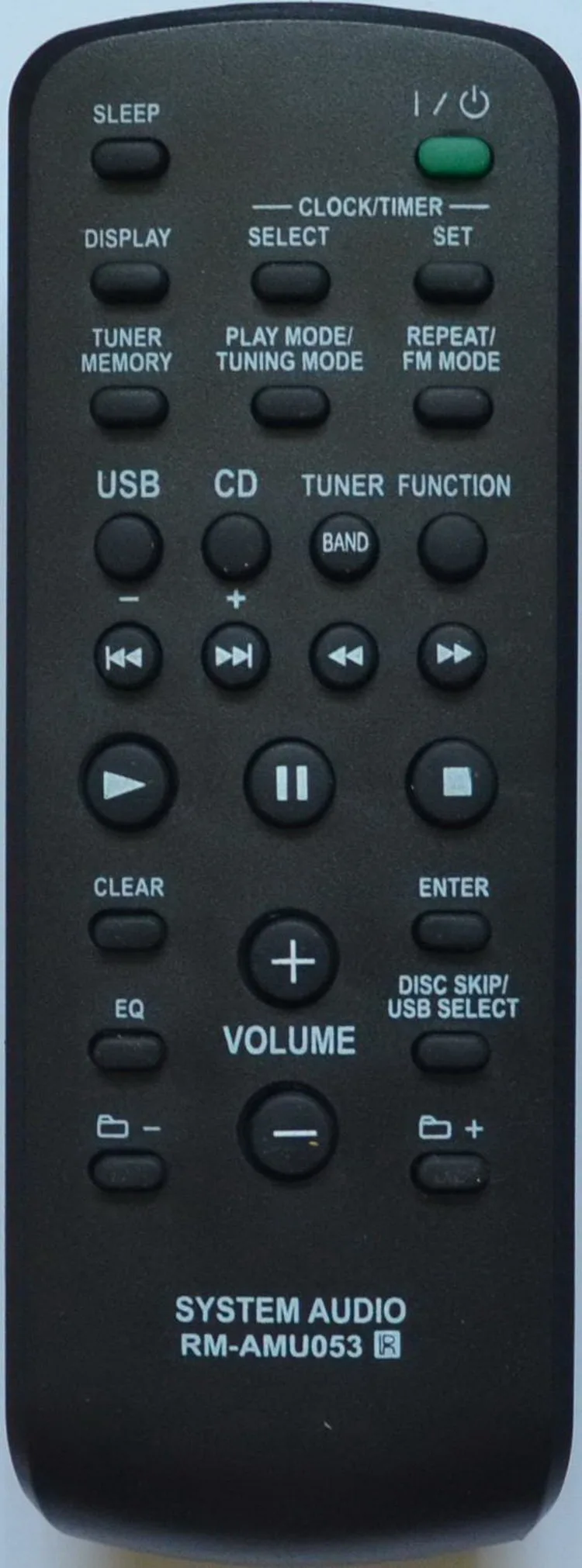 пульт Sony RM-AMU053 (пульт для музыкального центра MHC-EC69 MHC-GT555 MHC-EC79) |