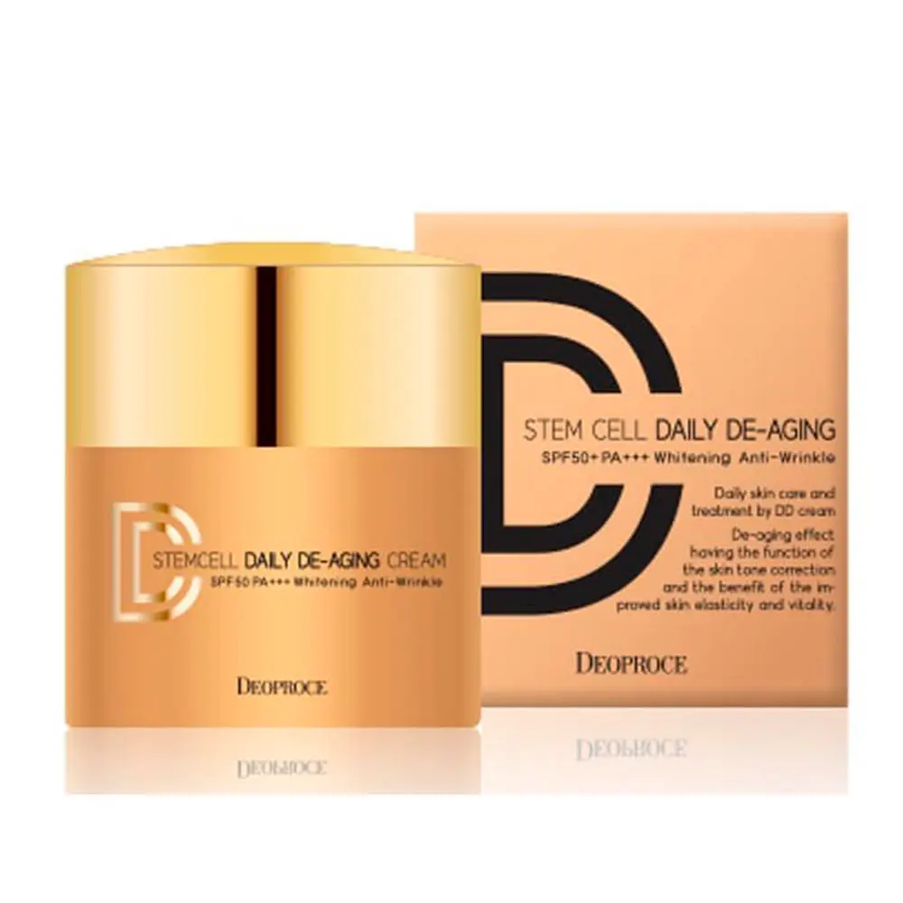 Deoproce Stem Cell Daily De-Aging Cream brТонирующий антивозрастной DD крем для лица 40 г (40 23 Natural Beige