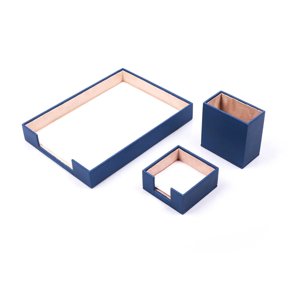 Тройной настольный набор/коробка для ручек бумажная полка держатель бумаги