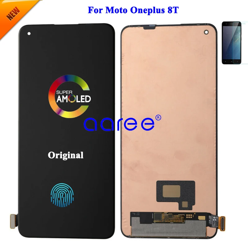 Фото AMOLED Оригинальный ЖК-экран для Oneplus 8 ЖК-дисплей для Oneplus 8T 8 Pro дисплей ЖК-экран сенсорный дигитайзер сборка №2