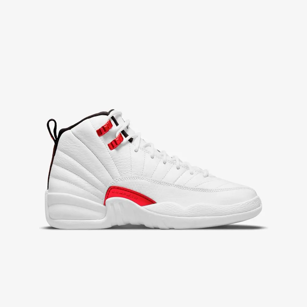 Original Nike Jordan Air 12 Retro 'Twist' (GS) teenage Child White Sport Shoes 153265-106 Children Sneaker | Спорт и
