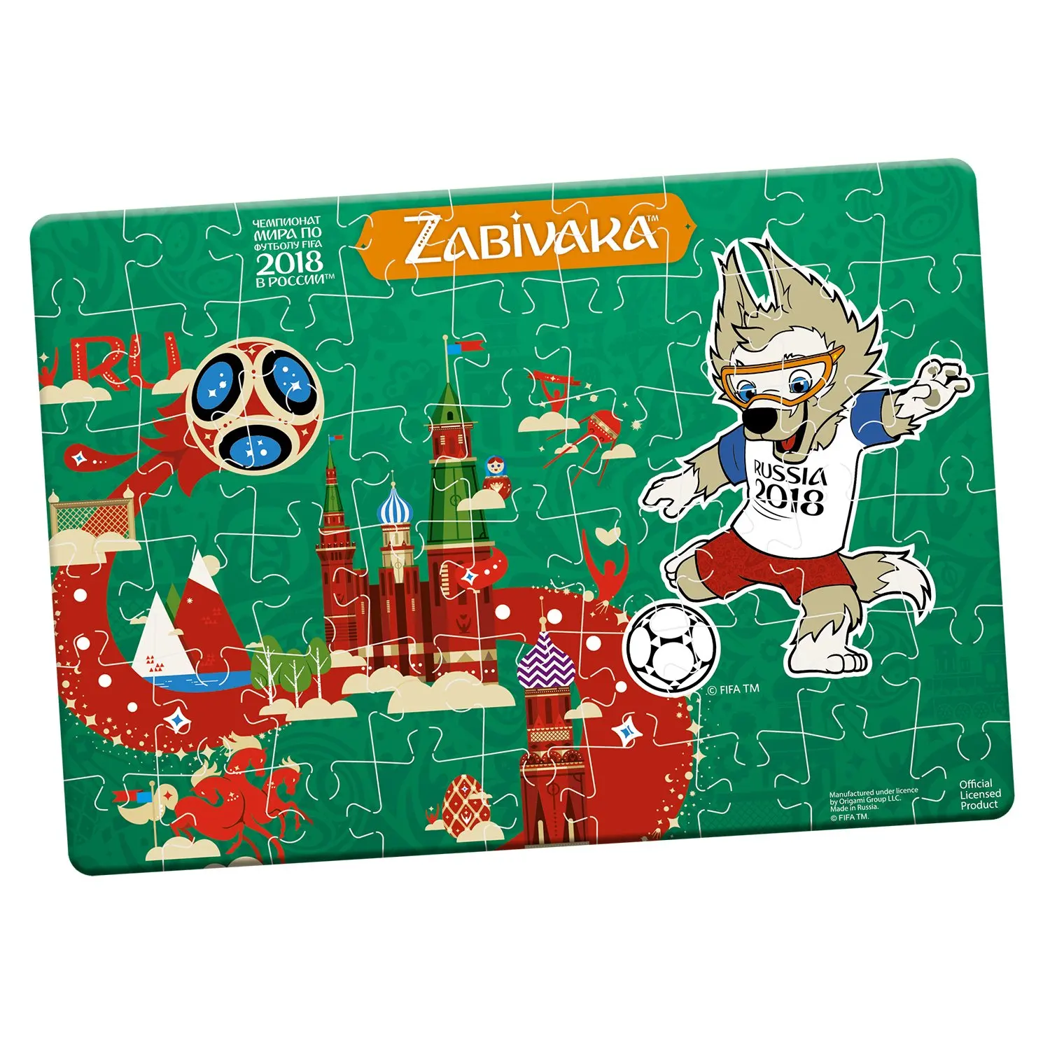 Пазл 2018 FIFA World Cup Russia TM Забивака (03785) 54 элемента в ассортименте | Игрушки и хобби