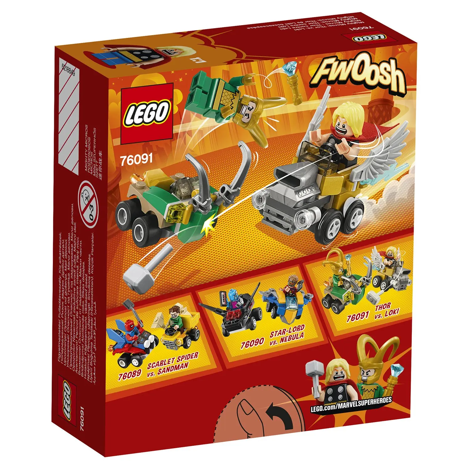Конструктор LEGO Mighty Micros: Тор против Локи Super Heroes (76091)|Блочные конструкторы| |