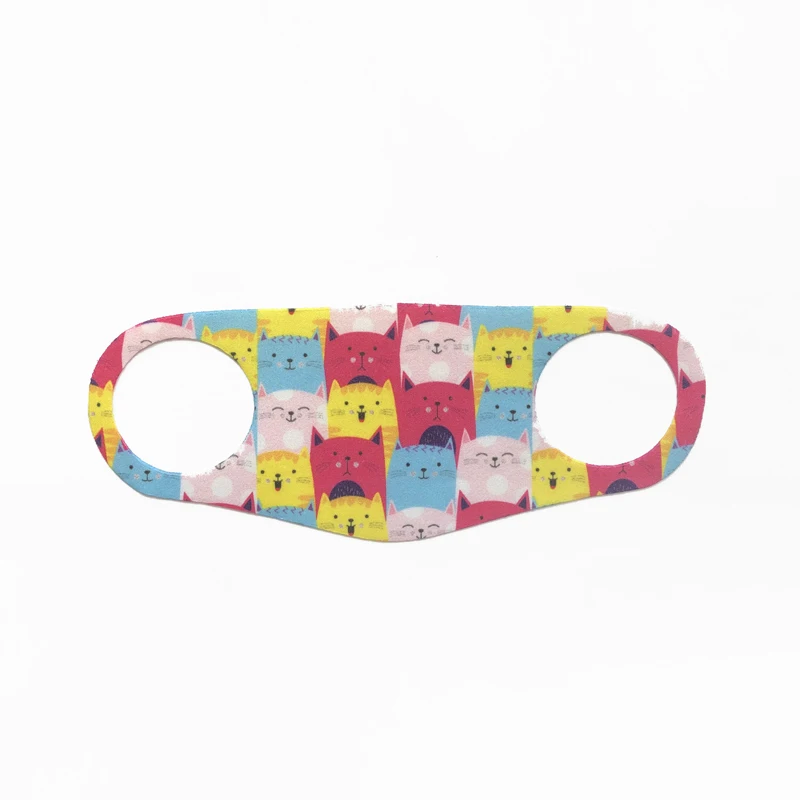 MASK for children with a picture of CATS 5-8 years old made neoprene | Mask
