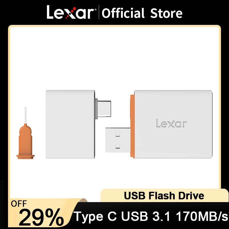

Устройство для чтения карт памяти Lexar, Type C на USB, SD, Micro SD, TF