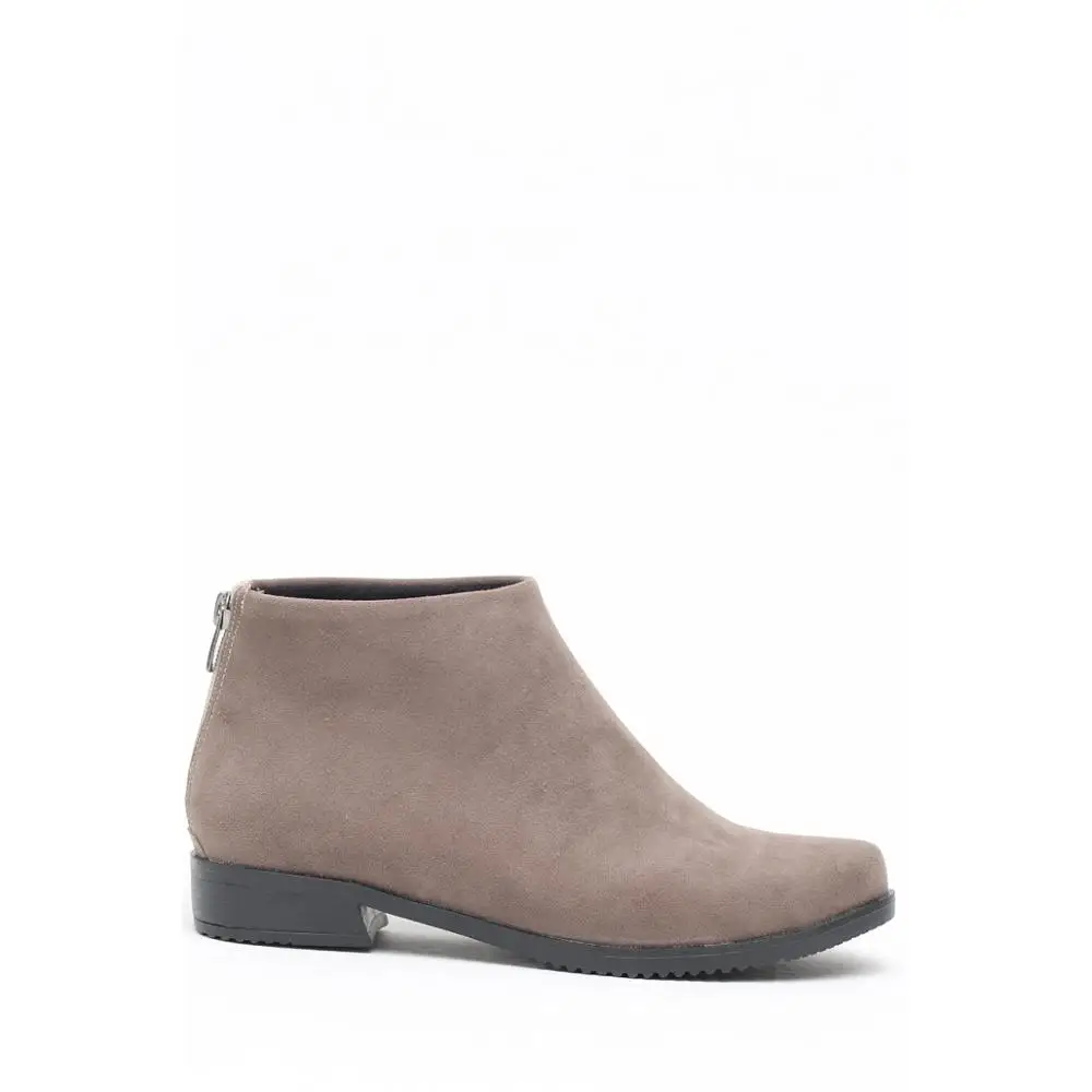 Осенние ботильоны женские полусапожки на каблуке для женщин молнии Повседневная