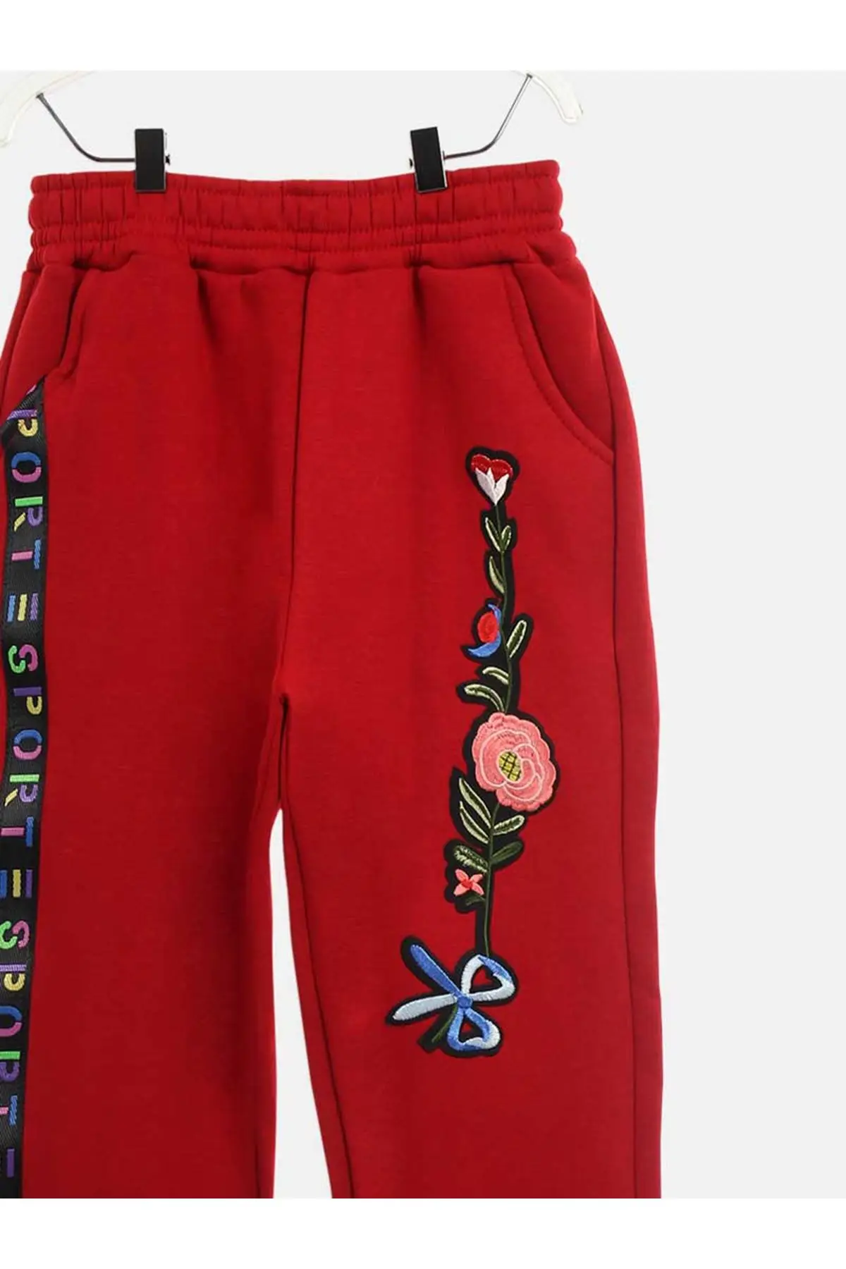 Красные зимние спортивные штаны для мальчиков и девочек | Мать ребенок